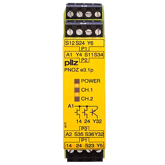 774139 New PILZ PNOZ e3.1p 24VDC 2so